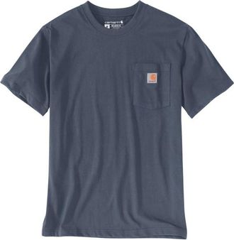 Carhartt Work in Progress Workw Pocket S/S T-Shirt f&uuml;r Herren | blau