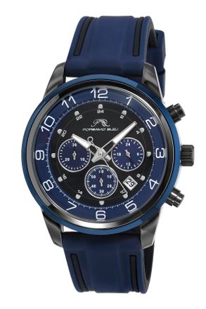 Porsamo Bleu Arthur Mens Chronograph Blue Silicone Watch