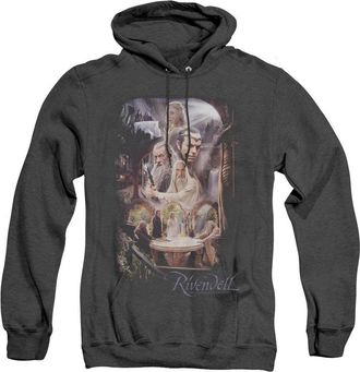 Gildan The Hobbit Rivendell Adult Heather Hoodie / Hooded Sweatshirt