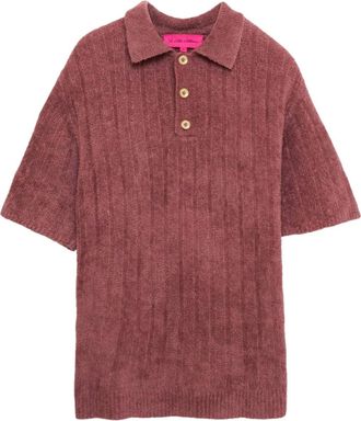 The Elder Statesman Polo in ciniglia - Rosso