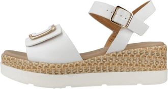 Repo Platform Sandal - Dames - Sleehakken - Wit - 37 EU - Schoenen
