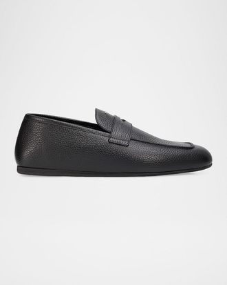 Giuseppe Zanotti Men & apos;s Rupert Leather Penny Loafers