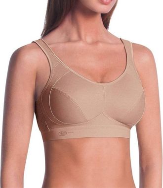Anita Maximum Control Wire Free Sports Bra In Desert