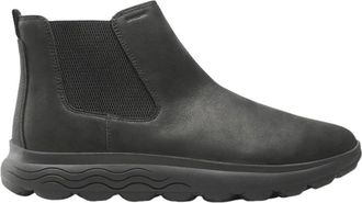 Geox Chelsea Laarzen - Heren - Chelseaboots - Zwart - 40 EU - Leer - Schoenen