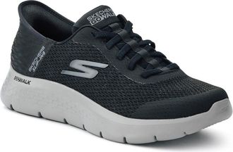 Skechers Slip Ins GO Walk Flex - Black-Grey Size 13