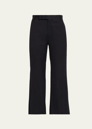 Plan C Cropped Straight-Leg Trousers
