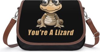 Generic Youre A Lizard Crossbody Bags for Women Shoulder Messenger Bag Purse Handbags