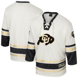 Colosseum Mens Colosseum Cream Colorado Buffaloes Puck Proud Fashion Hockey Jersey at Nordstrom, Size Xx-Large