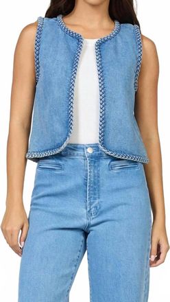 Dear John Denim Abby Vest In Denim