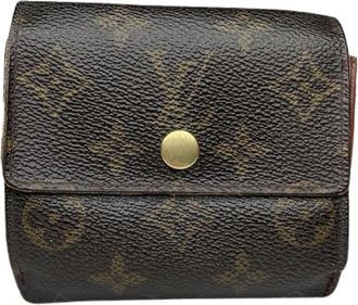 Louis Vuitton Pre-owned Leather Wallet - Dames - Vintage Accessoires - Bruin - ONE Size - Leer - Vintage