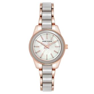 Anne Klein Classic White Dial Ladies Watch AK/3212TPRG