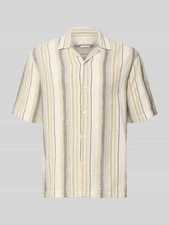 Selected Relaxed Fit Freizeithemd aus reiner Baumwolle Modell RLXCAL in Hellbraun, Gr&ouml;&szlig;e XXL