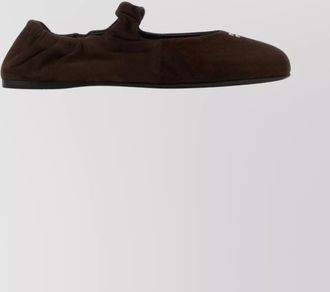 Miu Miu suede leather ballerina shoes