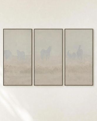 John-Richard A Way into Wilderness No. 1-3 Framed Giclee Triptych by Shelley Bolton