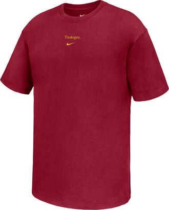 Nike Mens College (Tuskegee University) Short-Sleeve T-Shirt in Red | M11766TUSU26-CRM