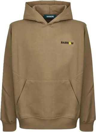 Barrow Katoenen Sweatshirt - Heren - Hoodies - Bruin - L - Katoen - Hoodies & sweatvesten