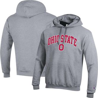 Champion Mens Champion Heather Gray Ohio State Buckeyes Arched Logo Fleece Pullover Hoodie at Nordstrom, Size Xx-Large