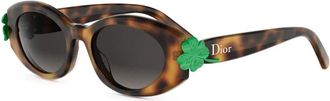 Dior Clover B1I Zonnebril - Dames - Zonnebrillen - Bruin - 52 MM - Accessoires