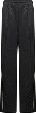 Gucci GG Jacquard Pant - Dames - Straight fit broeken - Zwart - S - Broeken