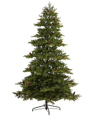 Nearly Natural 7.5Ft. Yukon Mountain Fir Artificial Christmas Tree