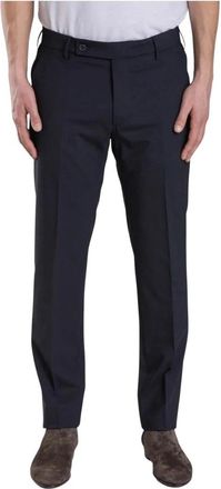 Berwich Kostuumbroek - Heren - Nette broeken - Blauw - L - Wol - Broeken