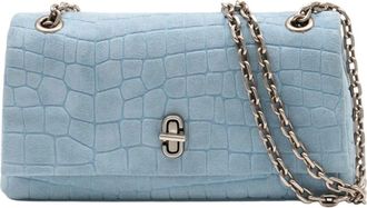 Marc Jacobs Cross Body Bags, female, Blue, Size: ONE SIZE Dual Chain Mini Crossbody