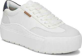 Dr. Scholls Time Off Platform Sneaker in White Grey at Nordstrom, Size 7.5