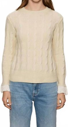 Sanctuary One In A Million Crew Sweater In Vanilla