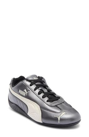 Puma Speedcat Metallic Sneaker in Puma Black/Warm White at Nordstrom, Size 7.5