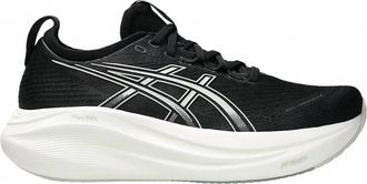 Asics Womens Gel-Nimbus 27 Running Shoes In Black Lake Grey