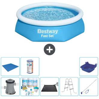 Bestway Piscina Bestway Fast Set Redonda - 244x61 Cm - 8-piezas S22008