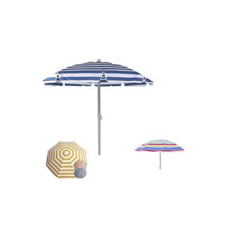 Trade Shop Trade Shop - Umbrella Sea Protection Uv Parasol 180cm Terrace Beach Vacation Sun