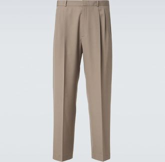 The Row Pantalones rectos Tarek de lana