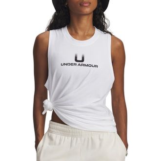 Under Armour Varsity U Tank in White //Black at Nordstrom, Size Xx-Large