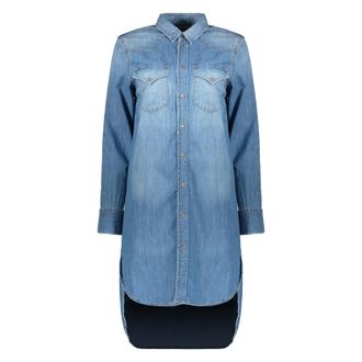 Diesel Shirt Dresses, female, Blue, Size: 2XS De-Blanche Shirt Dress
