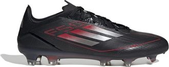 adidas Mens F50 Pro Firm Ground Football Boots in Black/Iron/Red - Size UK 11