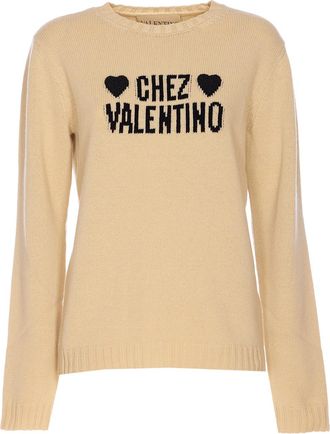 Valentino Garavani Chez Valentino Logo Sweater