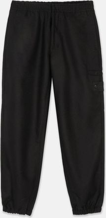 Stone Island GHOST 3100024 CUFFED TROUSERS Size: 36, colour: BLACK