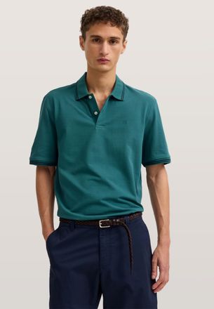 Bugatti Herren Polo Modern Fit van puur katoen