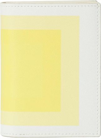 Tiffany & Fred Geometric Print Leather Wallet