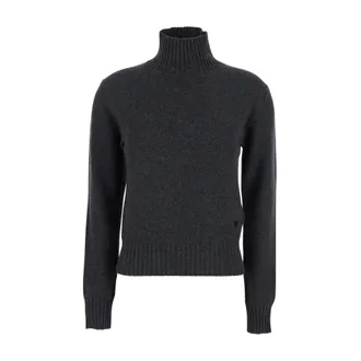 Ami Truien & Vesten, Dames, Grijs, M, Wol, De Coeur Turtleneck Sweater