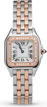 Cartier Pre-owned Cartier Panthere De Cartier Quartz Diamond White Dial Ladies Watch W3PN0009