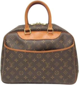 Louis Vuitton Pre-owned Handbags, female, Brown, Size: ONE SIZE Pre-owned Deauville Handbag