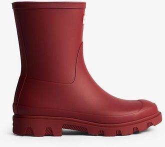 Hunter Downpour - Stivali da pioggia bassi color merlot-Rosso