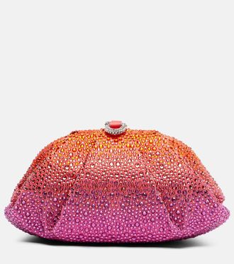 Judith Leiber Gradient Perry crystal-embellished clutch