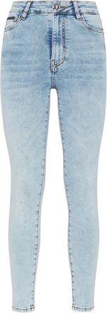 Philipp Plein Denim Broeken Skinny - Dames - Skinny Jeans - Blauw - W29 - Denim - Jeans