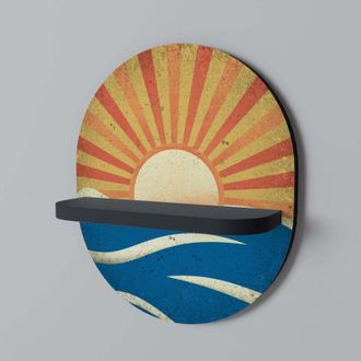 OEM Estante Ovalado Sunny Slide Negro