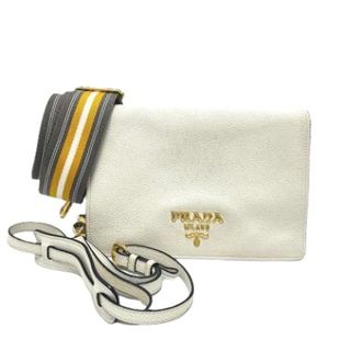 Prada Pre-owned Vintage Cross Body Bag - Dames - Pre-owned - Wit - Maat: ONE Size Leer