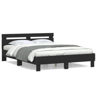 Berkfield Home Bed Frame without Mattress Black 150x200 cm King Size