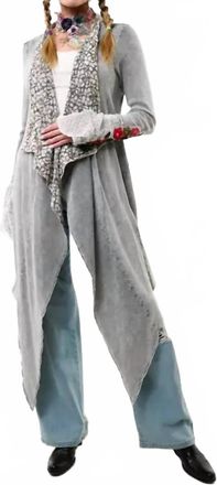 Aratta Womens Soft Cardigan Duster In Grey